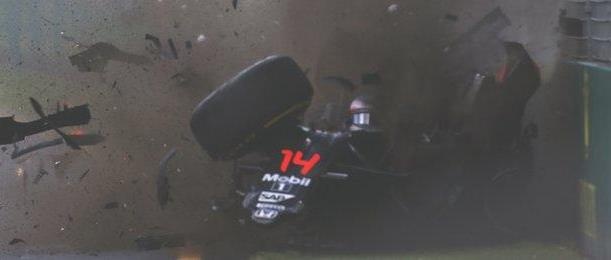 Formula 1: Σοκαριστικό ατύχημα για Αλόνσο! (photos+video)