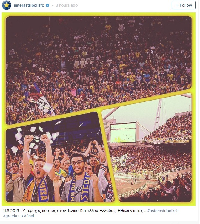 Μπηχτή Αστέρα Τρίπολης για τον τελικό με το Ολυμπιακό! (photo)