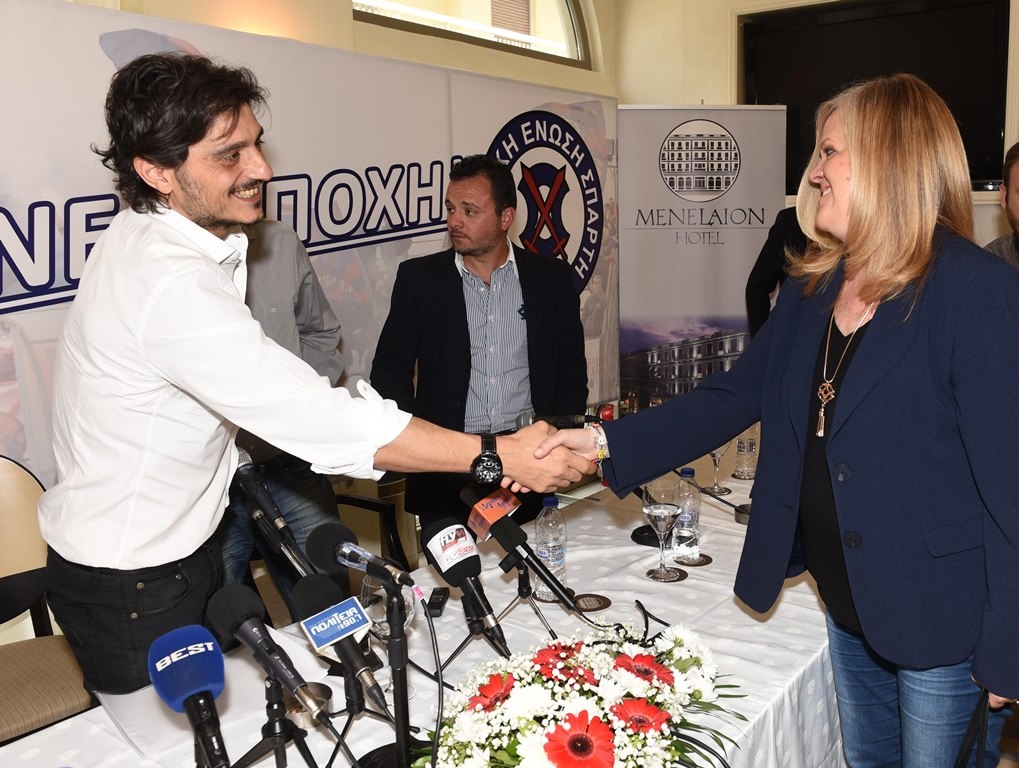 Καρέ καρέ η συνέντευξη Τύπου του Δ. Γιαννακόπουλου και της Σπάρτης (photos)