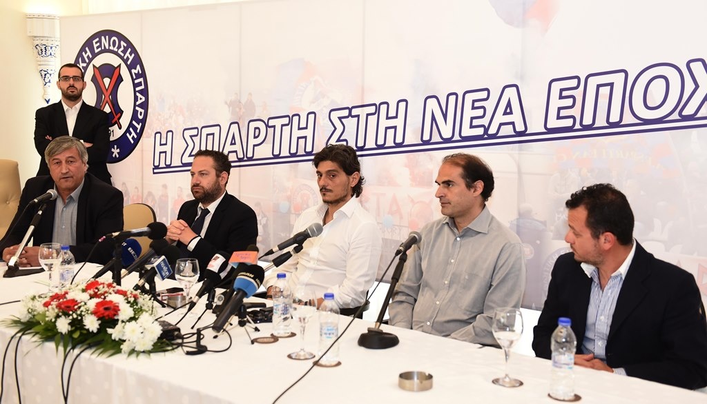 Καρέ καρέ η συνέντευξη Τύπου του Δ. Γιαννακόπουλου και της Σπάρτης (photos)