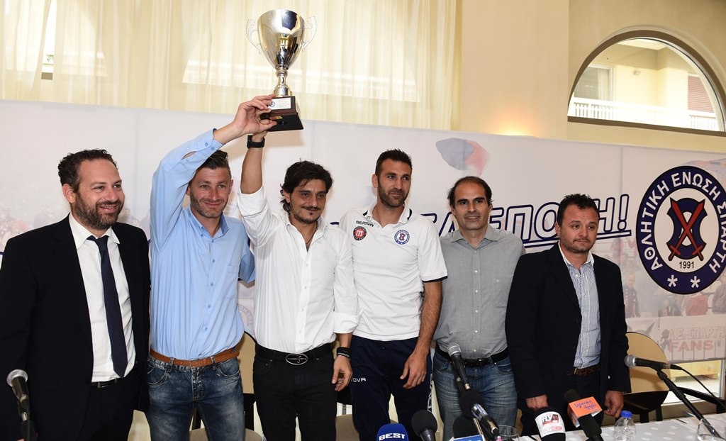 Καρέ καρέ η συνέντευξη Τύπου του Δ. Γιαννακόπουλου και της Σπάρτης (photos)