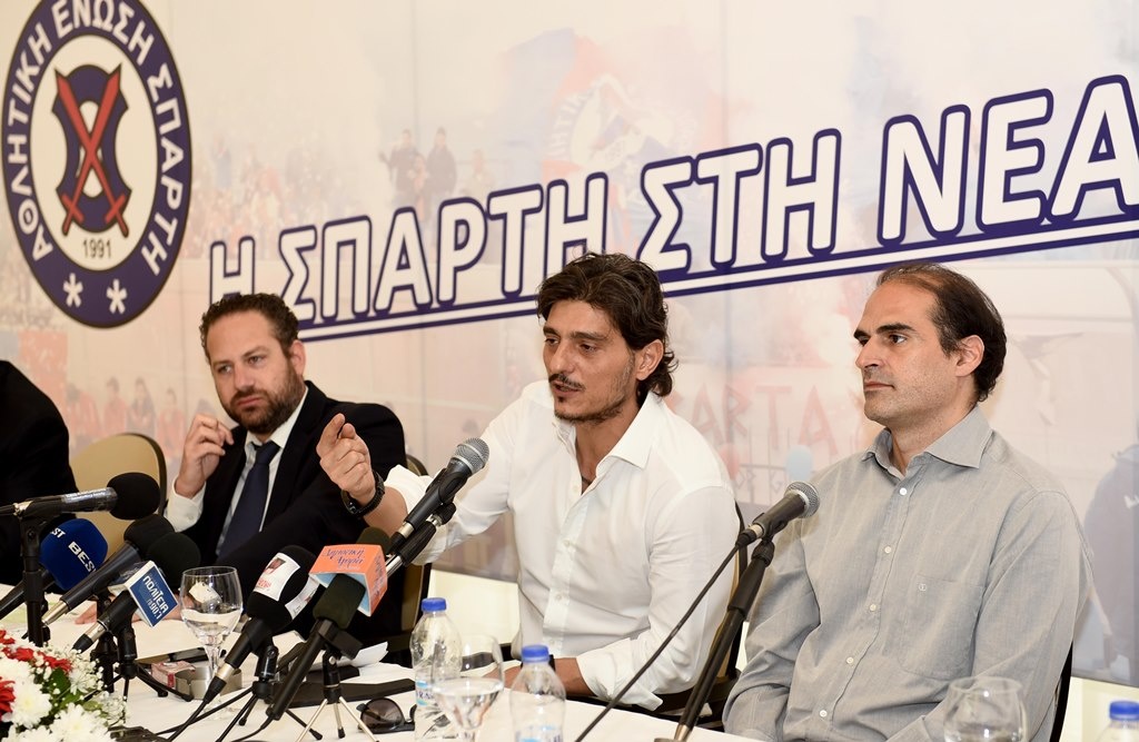 Καρέ καρέ η συνέντευξη Τύπου του Δ. Γιαννακόπουλου και της Σπάρτης (photos)