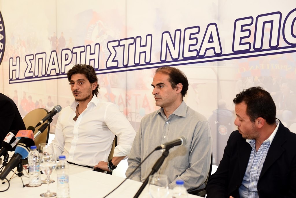 Καρέ καρέ η συνέντευξη Τύπου του Δ. Γιαννακόπουλου και της Σπάρτης (photos)