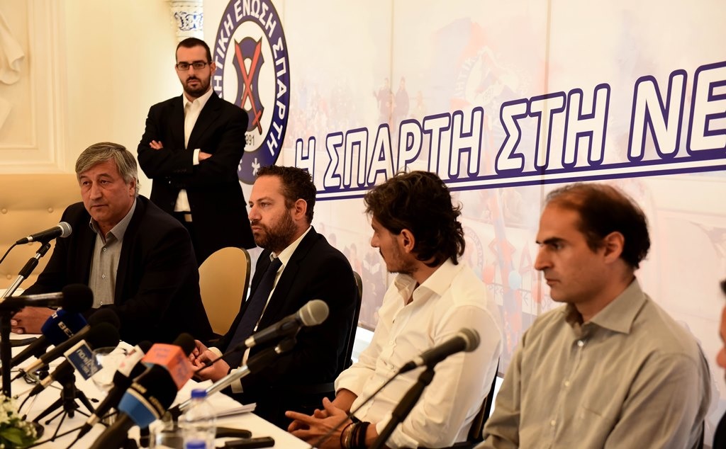 Καρέ καρέ η συνέντευξη Τύπου του Δ. Γιαννακόπουλου και της Σπάρτης (photos)