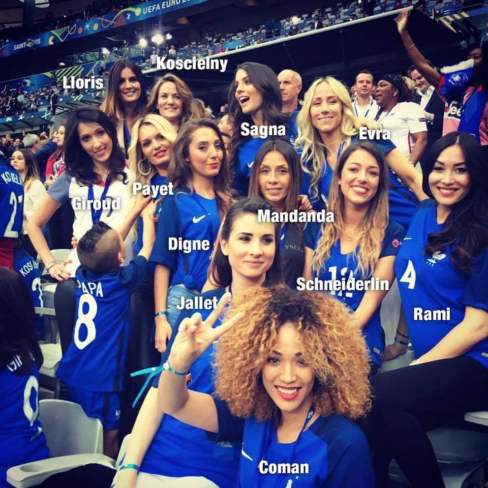 Euro 2016: Οι Γαλλίδες WAGs σε μία φωτογραφία (photo)