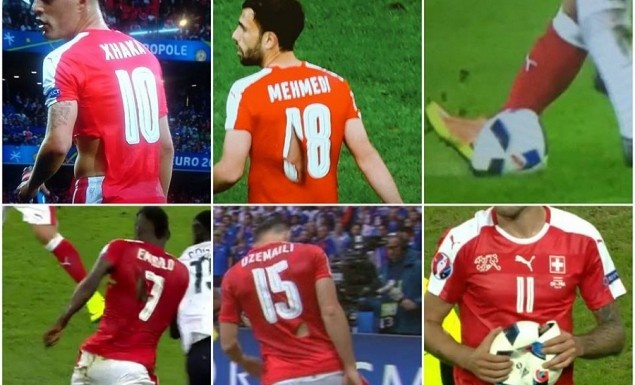Euro 2016: Φανέλες από… νάιλον και η σκισμένη μπάλα στο Ελβετία-Γαλλία! (photo+video)