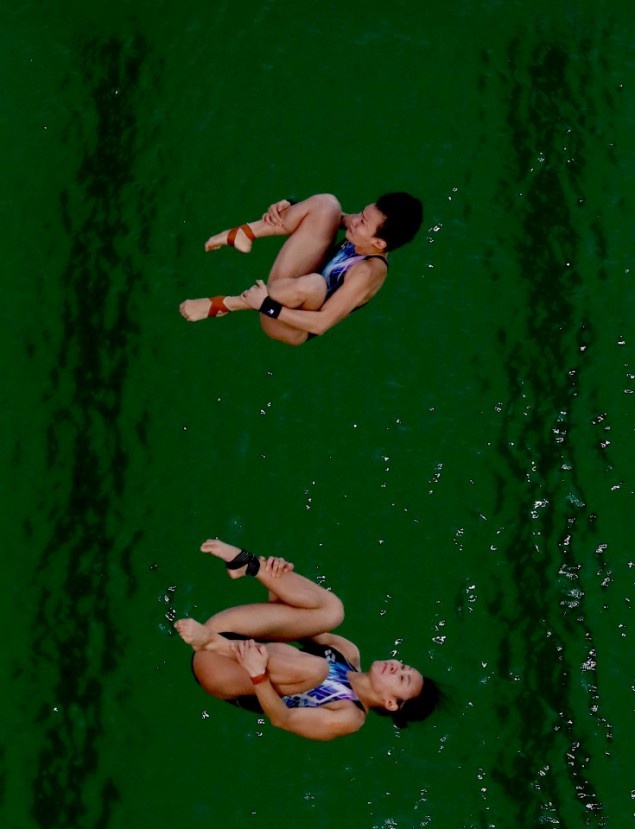 Ρίο 2016: Σοκ! Έγινε… πράσινο το νερό στην πισίνα καταδύσεων! (photos)