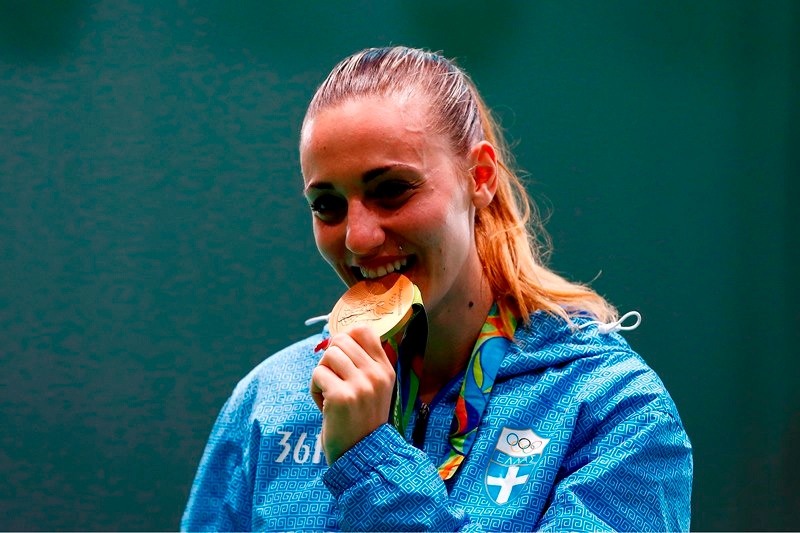 Ρίο 2016: Τρελή αποθέωση στην άφιξη της Κορακάκη! (photos)