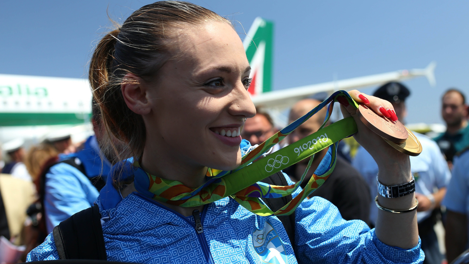 Ρίο 2016: Τρελή αποθέωση στην άφιξη της Κορακάκη! (photos)