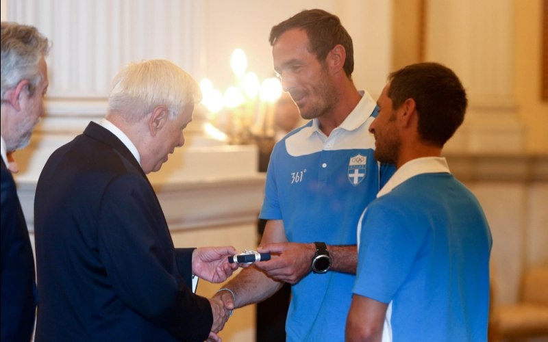 Στο Προεδρικό Μέγαρο οι Ολυμπιονίκες (photos)