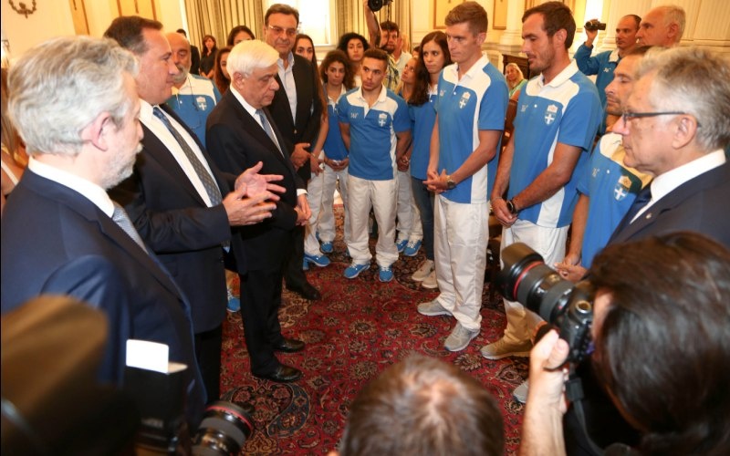 Στο Προεδρικό Μέγαρο οι Ολυμπιονίκες (photos)