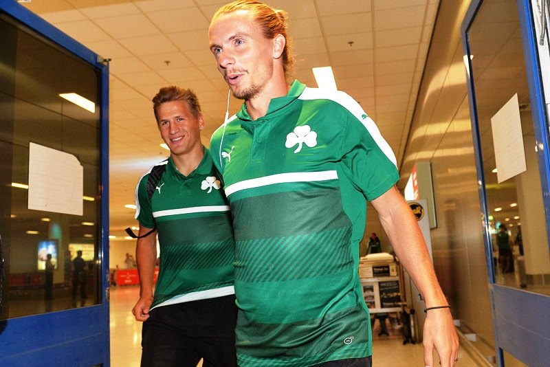 Χαμόγελα στην επιστροφή του Παναθηναϊκού (photos)