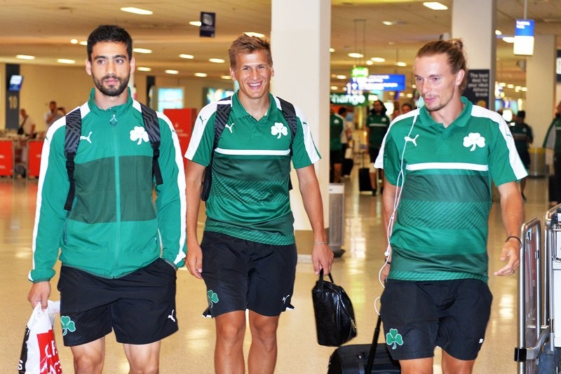 Χαμόγελα στην επιστροφή του Παναθηναϊκού (photos)