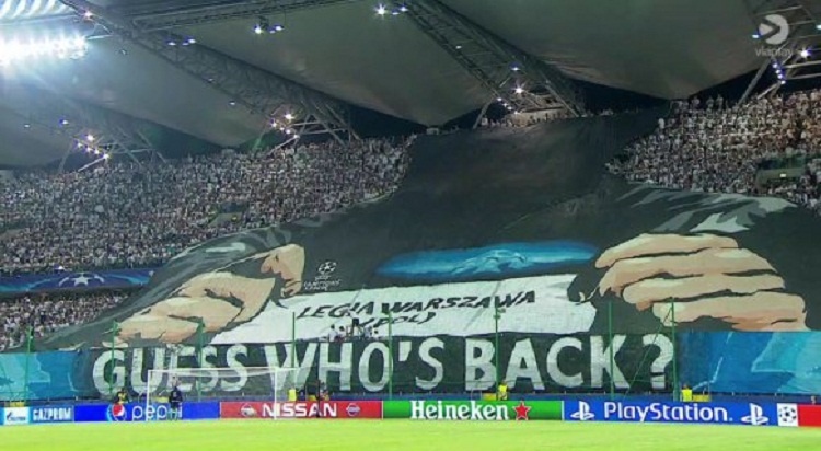 Το απίστευτο coreo των οπαδών της Λέγκια (video, photos)