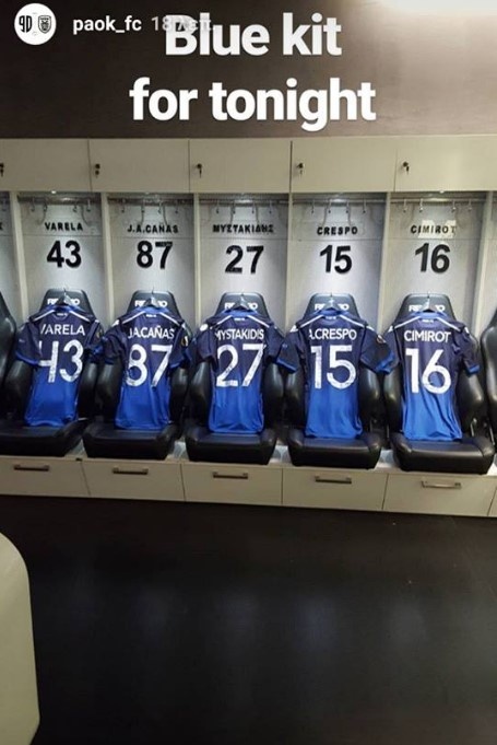 ΠΑΟΚ: Με τα μπλε κόντρα στην Καραμπάγκ (photo)