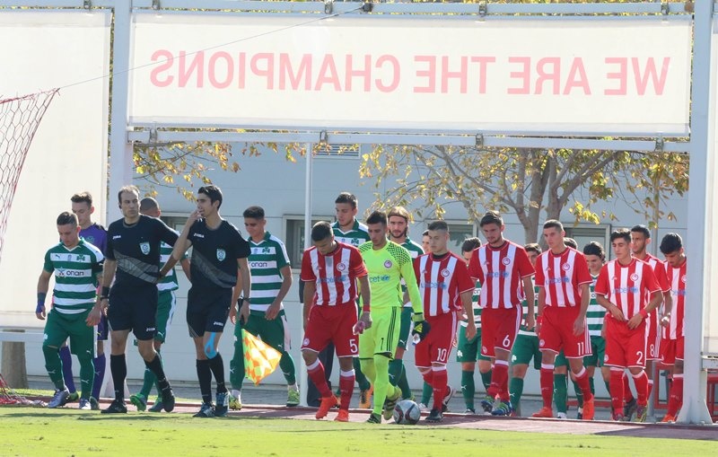 Ολυμπιακός - Παναθηναϊκός: «Ερυθρόλευκη» πεντάρα στους Νέους (photos)