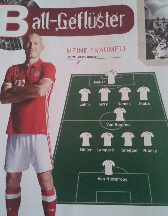 Αυτή είναι η καλύτερη ενδεκάδα κατά τον Ρομπέν