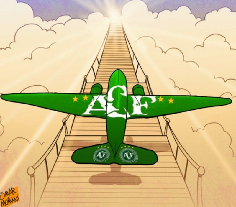 Tο συγκινητικό σκίτσο για τους αδικοχαμένους της Σαπεκοένσε (photo)