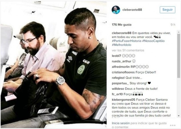 Το συγκλονιστικό μήνυμα του αρχηγού της Σαπεκοένσε πριν τη μοιραία πτήση (photo)