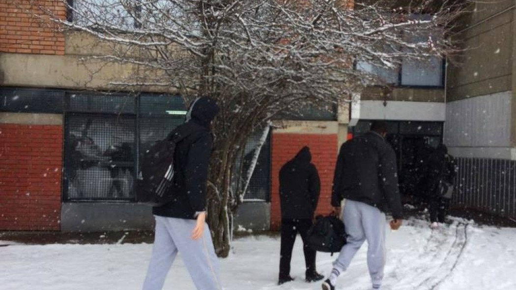 Πήγε για προπόνηση με χιόνια η ΑΕΚ (photos)