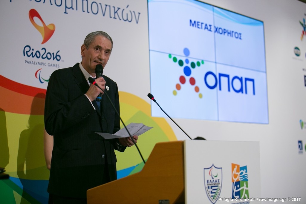 Η Ελληνική Παραολυμπιακή Επιτροπή βραβεύει τον ΟΠΑΠ για την υποστήριξή του
