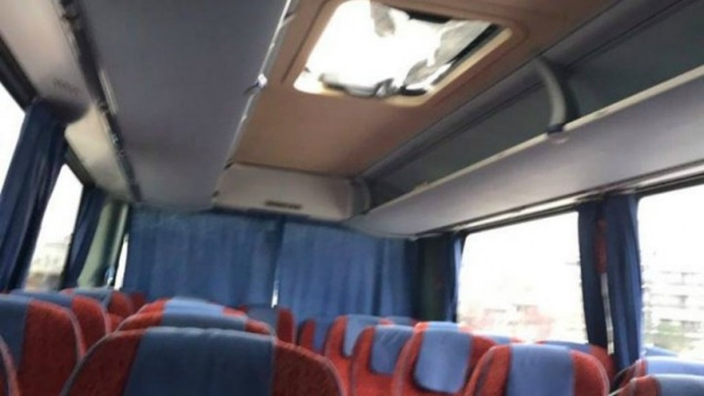 Επίθεση με πέτρες στο πούλμαν του Ολυμπιακού
