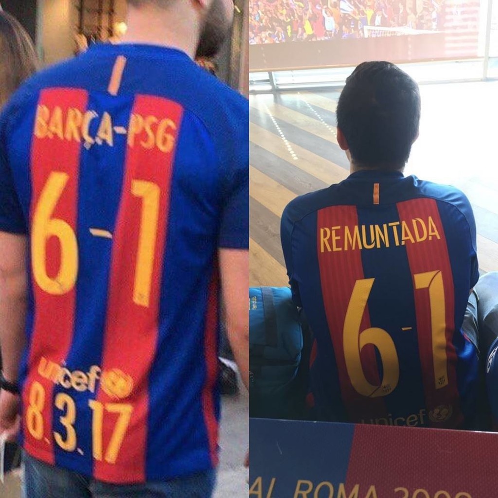 Το 6-1 της Μπαρτσελόνα έγινε… φανέλα!