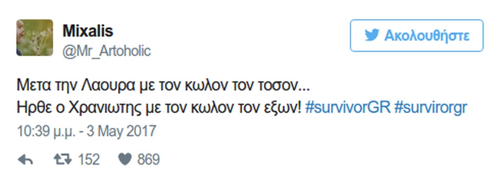 Survivor: Της τρελής στο Twitter με το χαμένο μαγιό του Χρανιώτη!
