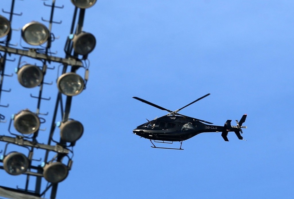 Τελικός Κυπέλλου: Ο Σαββίδης είδε την προπόνηση από το ελικόπτερο