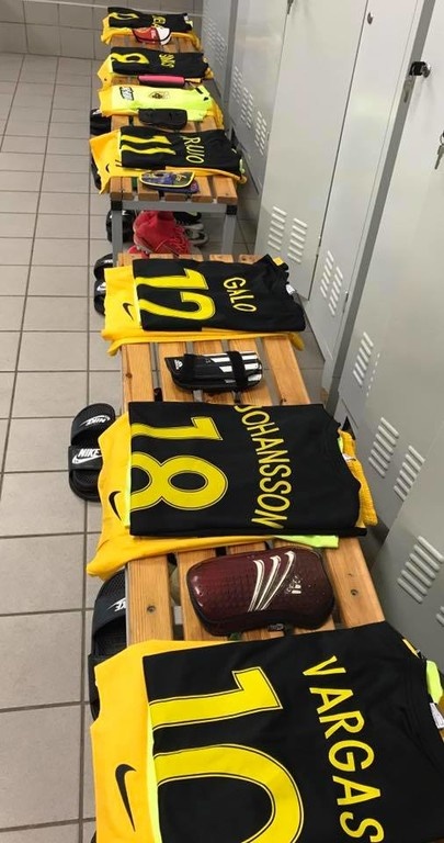 ΠΑΟΚ-ΑΕΚ: Όλα έτοιμα στα αποδυτήρια της «Ένωσης» (photos)