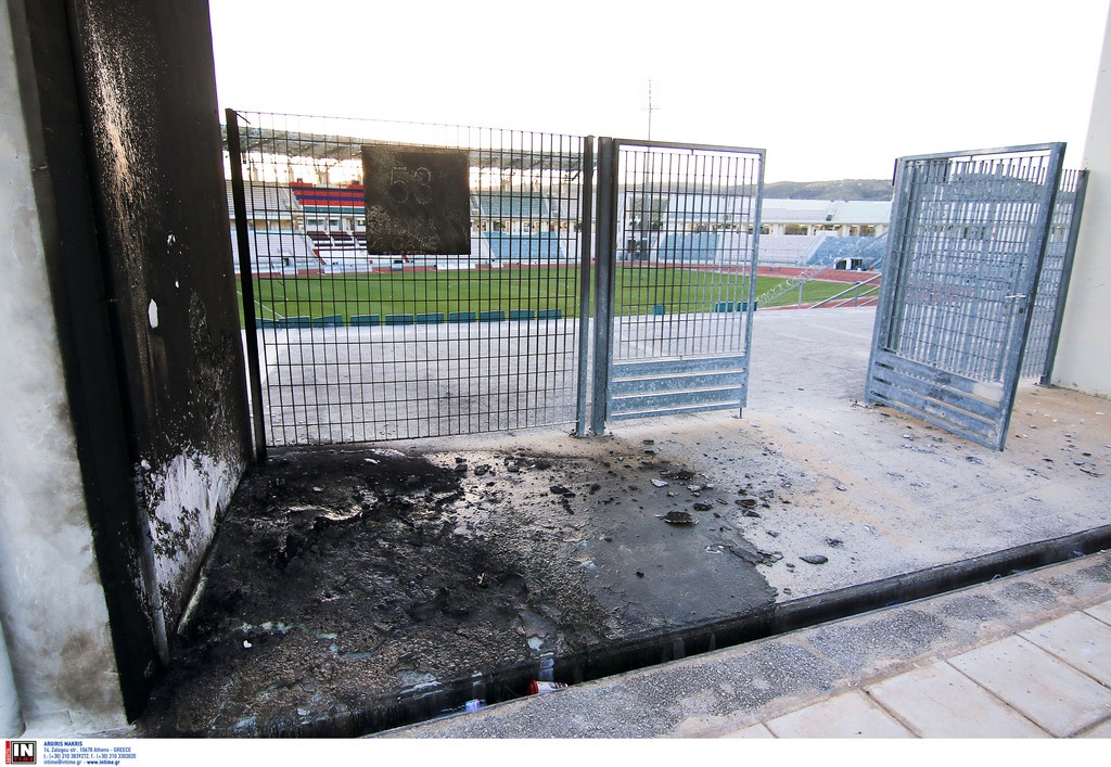 Βομβαρδισμένο τοπίο το Πανθεσσαλικό