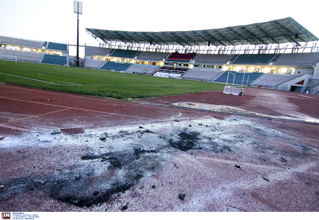 Βομβαρδισμένο τοπίο το Πανθεσσαλικό