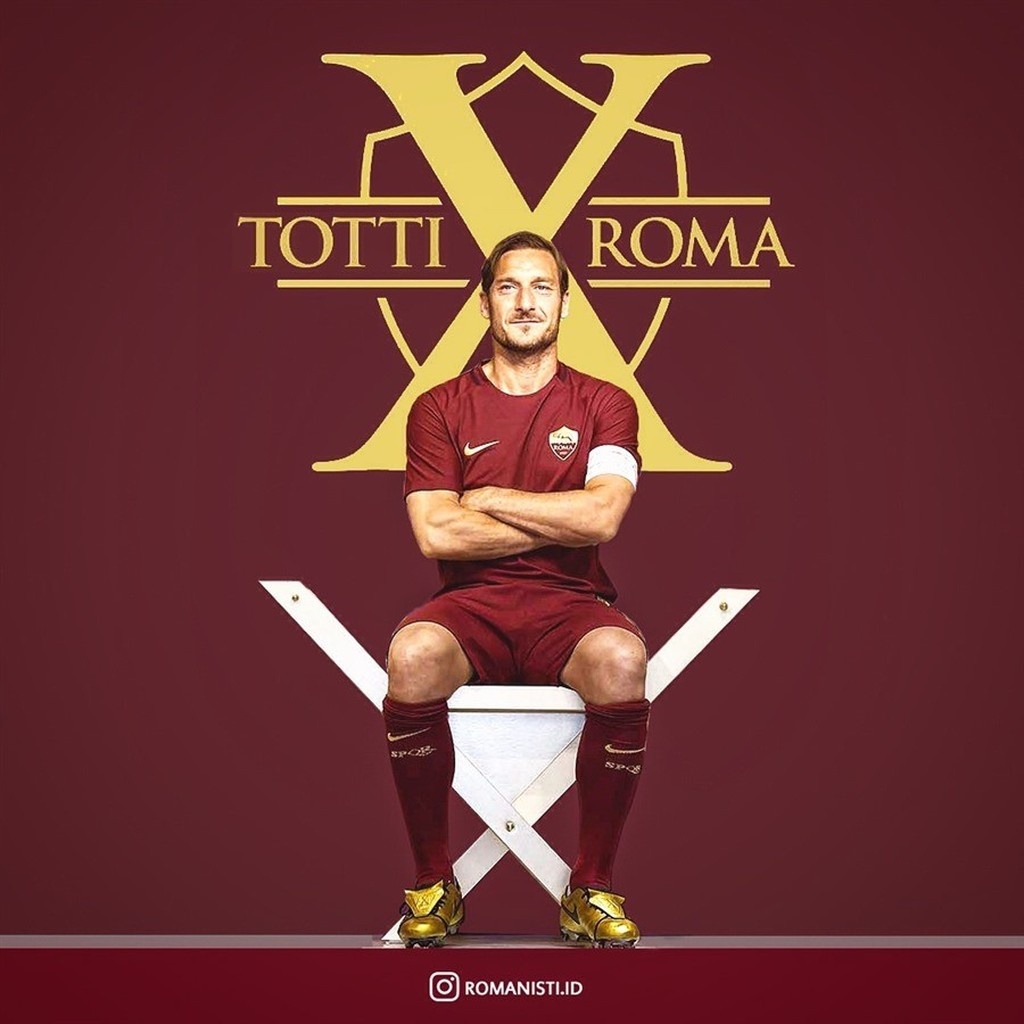 Οι φωτογραφίες των φανατικών της Ρόμα για το «αντίο» του Τότι