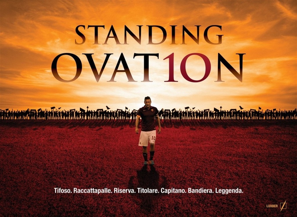 Οι φωτογραφίες των φανατικών της Ρόμα για το «αντίο» του Τότι