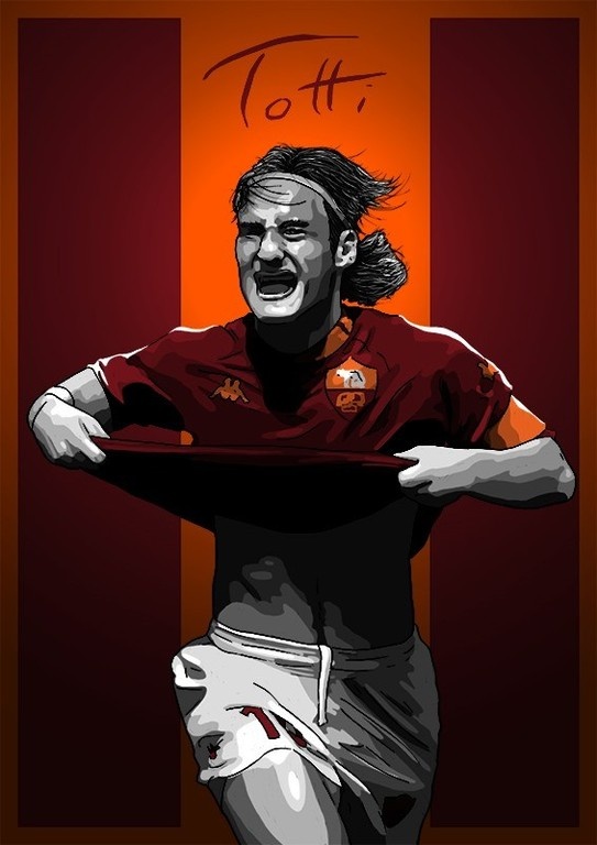 Οι φωτογραφίες των φανατικών της Ρόμα για το «αντίο» του Τότι