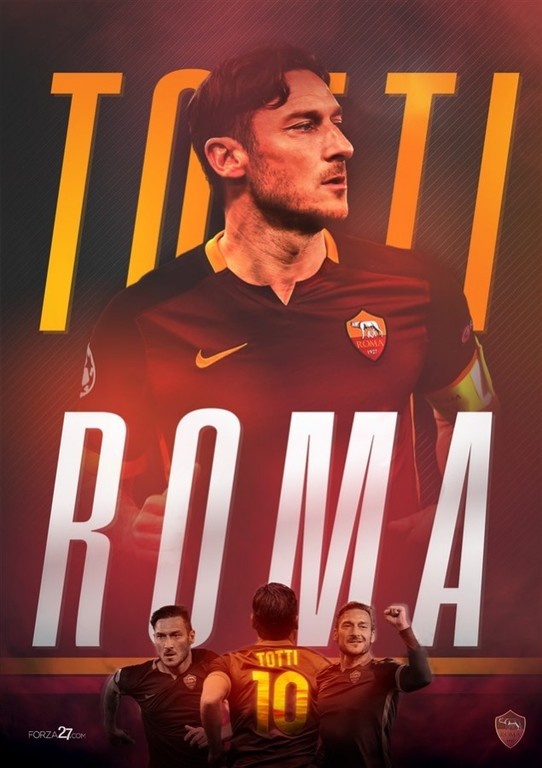 Οι φωτογραφίες των φανατικών της Ρόμα για το «αντίο» του Τότι