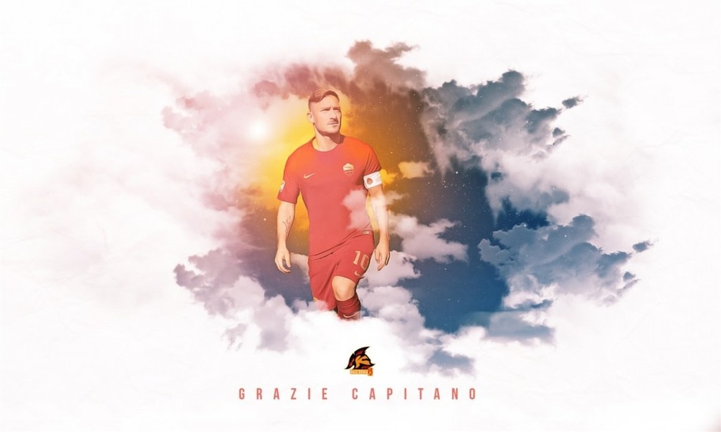 Οι φωτογραφίες των φανατικών της Ρόμα για το «αντίο» του Τότι