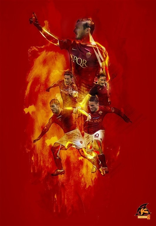 Οι φωτογραφίες των φανατικών της Ρόμα για το «αντίο» του Τότι