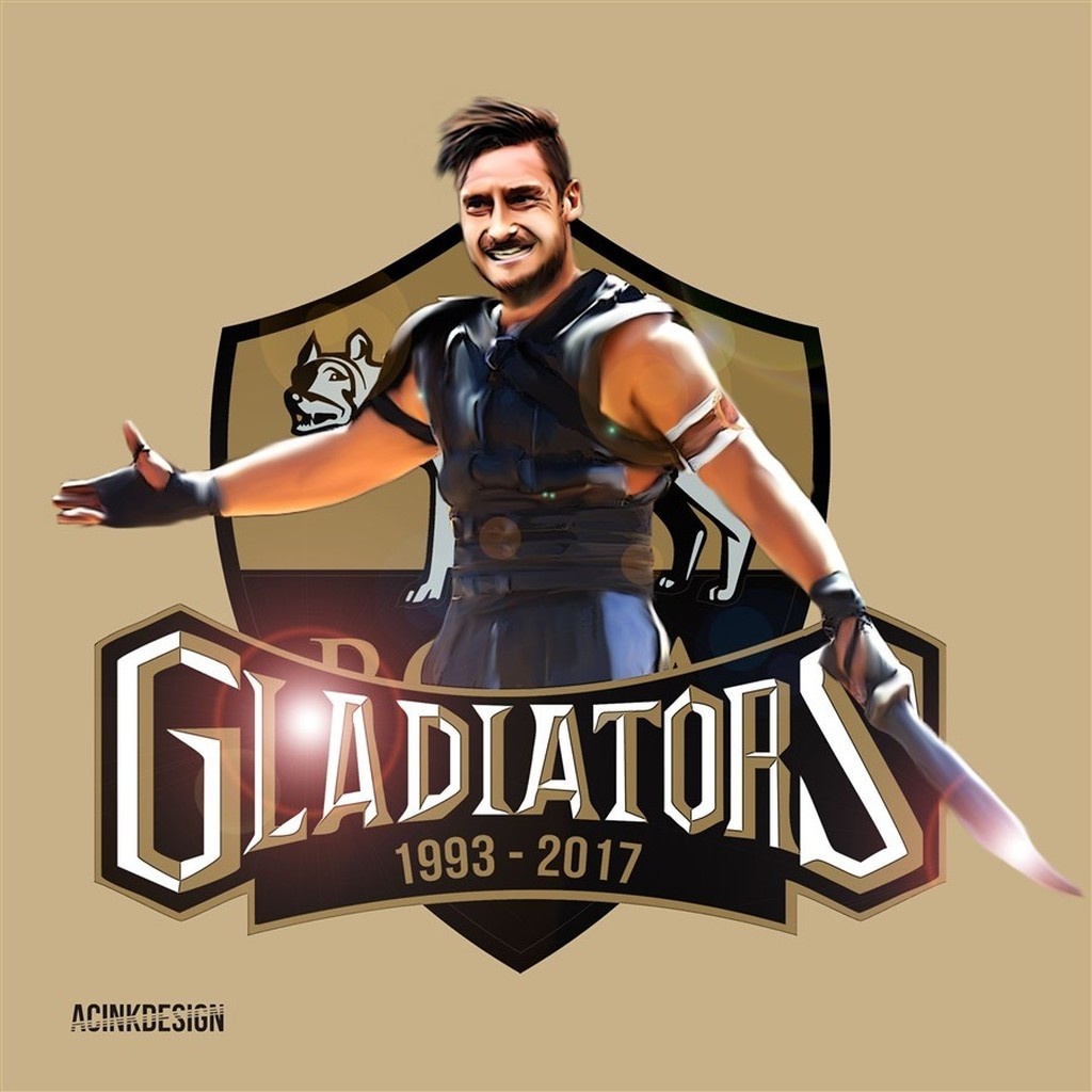 Οι φωτογραφίες των φανατικών της Ρόμα για το «αντίο» του Τότι