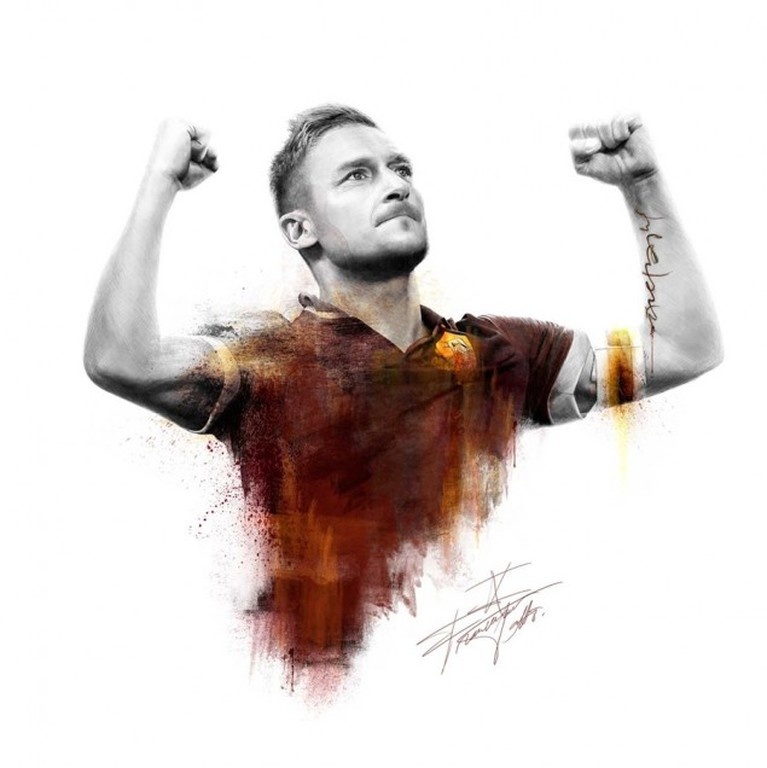 Οι φωτογραφίες των φανατικών της Ρόμα για το «αντίο» του Τότι