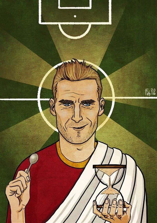 Οι φωτογραφίες των φανατικών της Ρόμα για το «αντίο» του Τότι