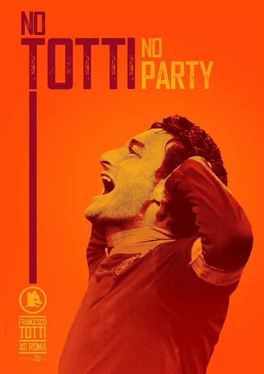 Οι φωτογραφίες των φανατικών της Ρόμα για το «αντίο» του Τότι