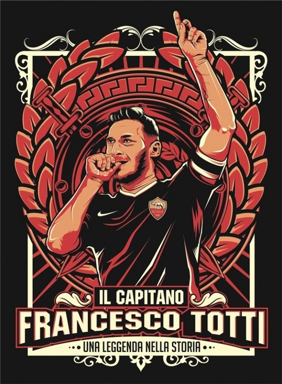 Οι φωτογραφίες των φανατικών της Ρόμα για το «αντίο» του Τότι