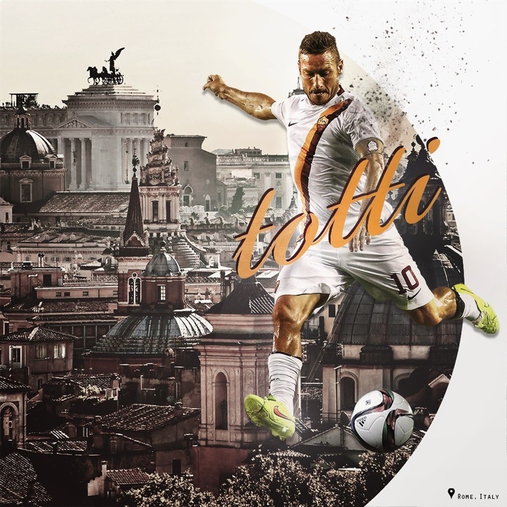 Οι φωτογραφίες των φανατικών της Ρόμα για το «αντίο» του Τότι