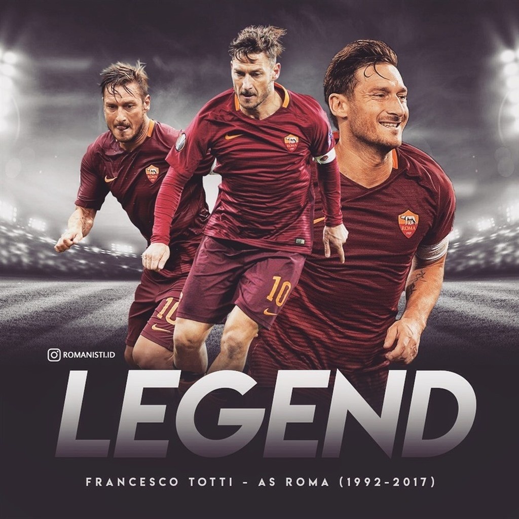 Οι φωτογραφίες των φανατικών της Ρόμα για το «αντίο» του Τότι