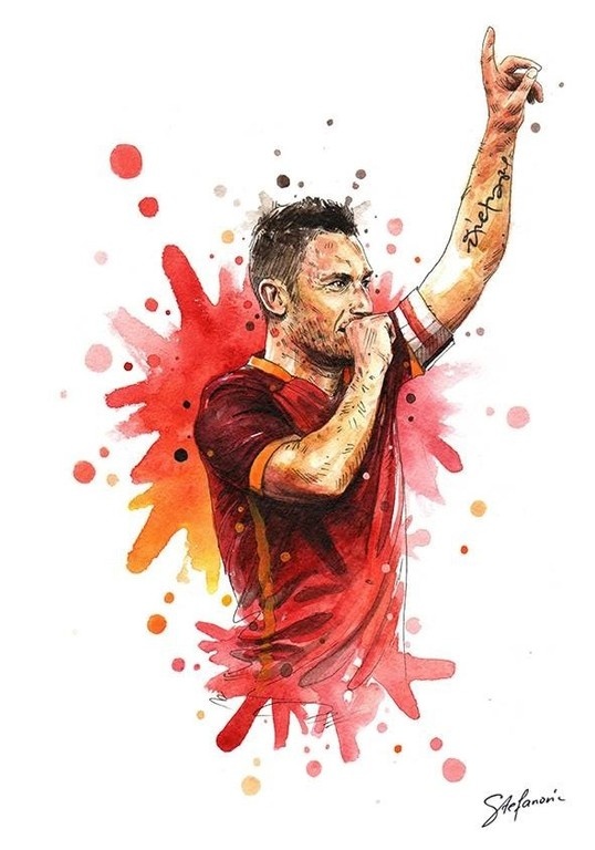 Οι φωτογραφίες των φανατικών της Ρόμα για το «αντίο» του Τότι