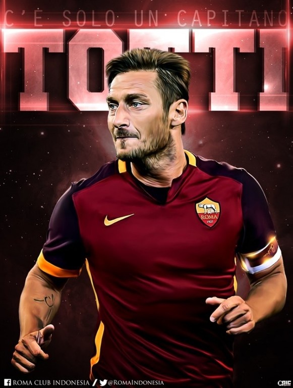 Οι φωτογραφίες των φανατικών της Ρόμα για το «αντίο» του Τότι