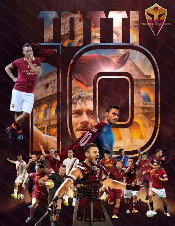 Οι φωτογραφίες των φανατικών της Ρόμα για το «αντίο» του Τότι