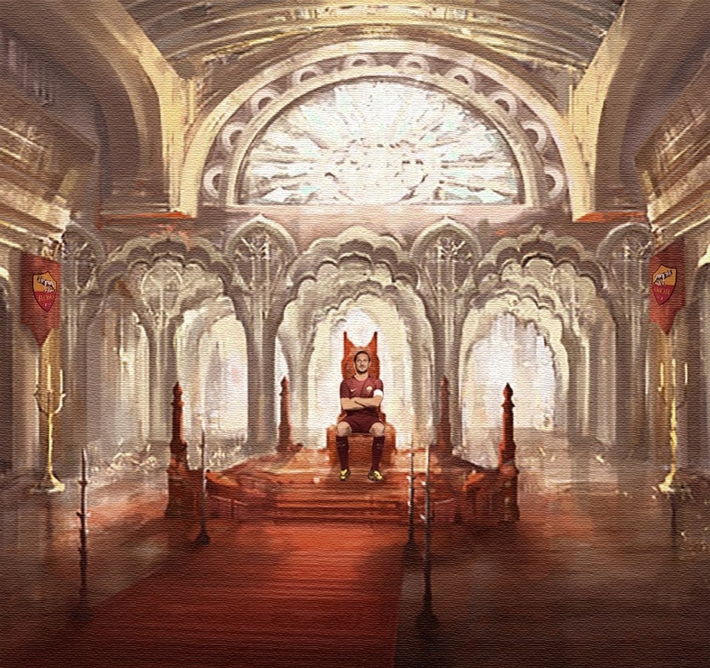 Οι φωτογραφίες των φανατικών της Ρόμα για το «αντίο» του Τότι