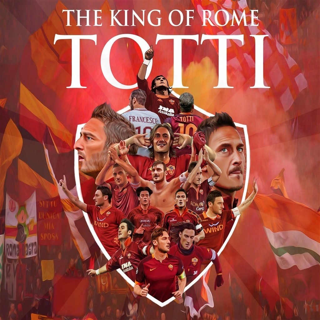 Οι φωτογραφίες των φανατικών της Ρόμα για το «αντίο» του Τότι